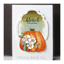 Penny Black Pumpkin Blooms Dies