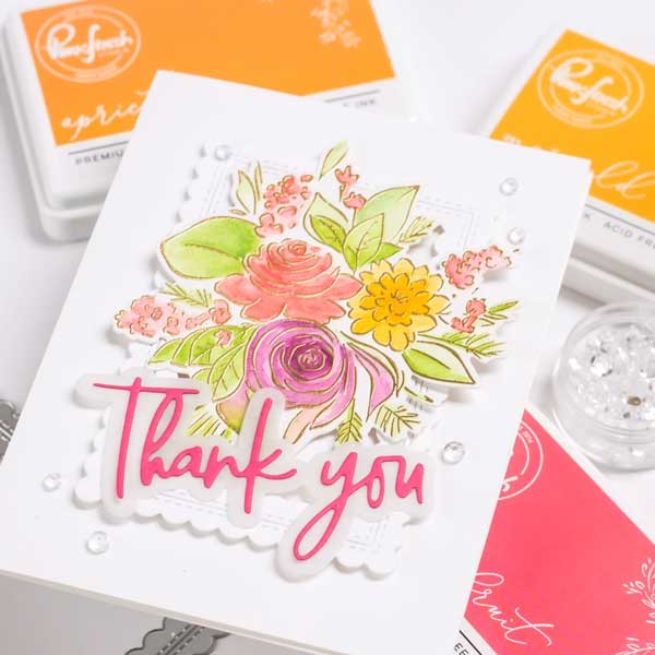 Pinkfresh Studio Joyful Bouquet Die Set