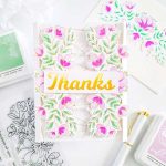 Pinkfresh Studio Charming Floral Border Hot Foil Plate