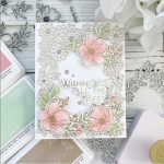 Pinkfresh Studio Floral Outline Frame Die