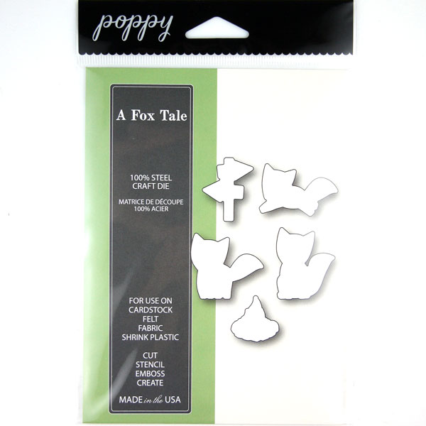 Poppystamps A Foxy Tale Craft Die Set