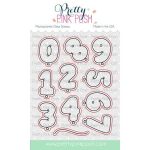 Pretty Pink Posh Balloon Numbers Stamp Set