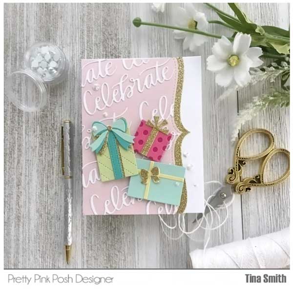 Pretty Pink Posh Build A Gift Dies