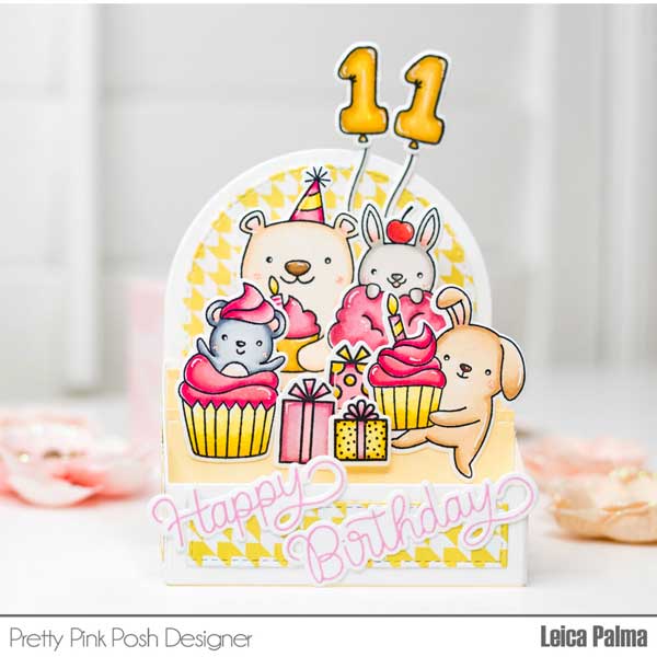 Pretty Pink Posh Cupcake Critters Die Set