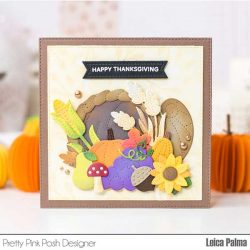 Pretty Pink Posh Fall Cornucopia Dies