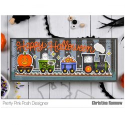 Pretty Pink Posh Halloween Train Coordinating Dies