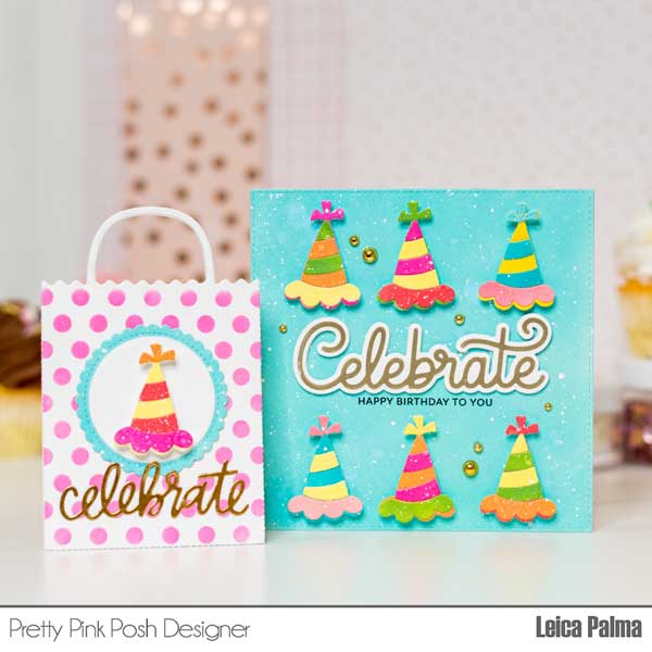 Pretty Pink Posh Hot Foil Large Celebrate