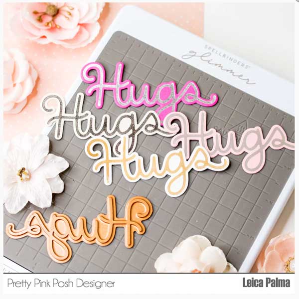 Pretty Pink Posh Hot Foil Large Hugs