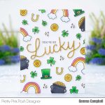 Pretty Pink Posh Hot Foil Lucky Script