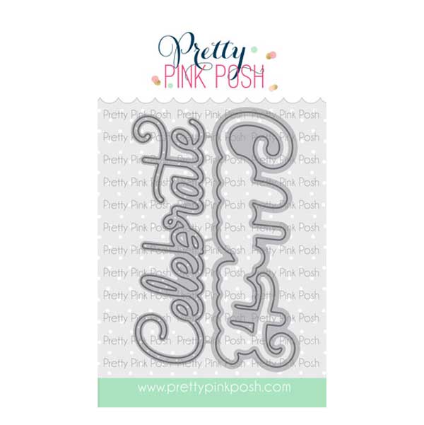 Pretty Pink Posh Large Celebrate Shadow Die