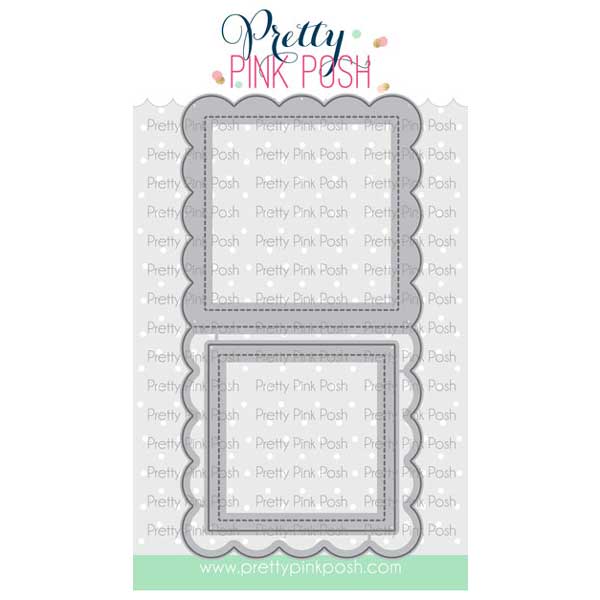 Pretty Pink Posh Mini Scallop Card Dies