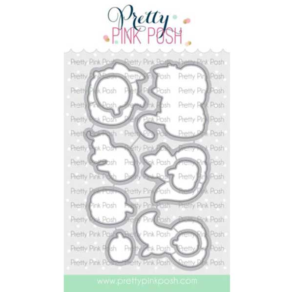 Pretty Pink Posh Pumpkin Patch Critters Coordinating Dies