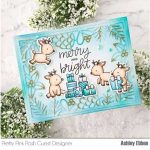 Pretty Pink Posh Reindeer Friends Die Set