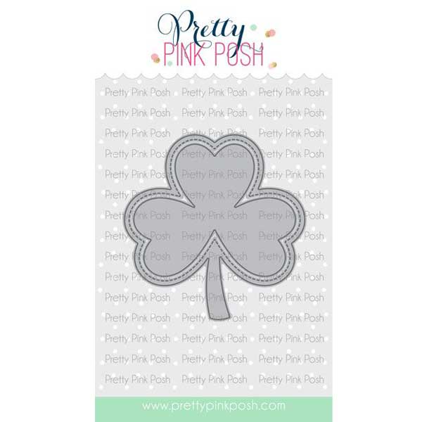 Pretty Pink Posh Shamrock Shaker Die