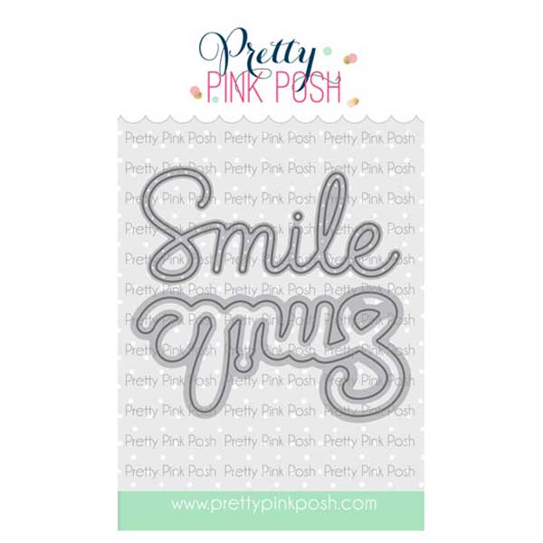 Pretty Pink Posh Large Smile Shadow Dies