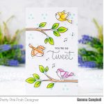 Pretty Pink Posh Spring Birdhouses Coordinating Dies