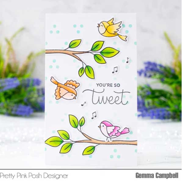 Pretty Pink Posh Spring Birdhouses Coordinating Dies