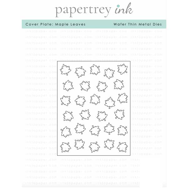 Papertrey Ink Cover Plate: Maple Leaves Die