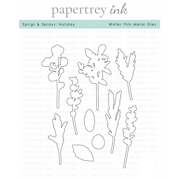 Papertrey Ink Sprigs &amp; Sprays: Holiday Die