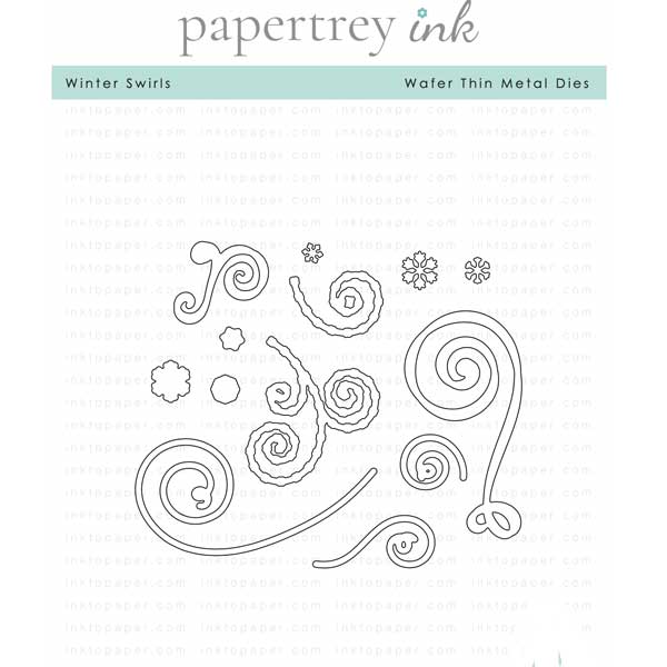 Papertrey Ink Winter Swirls Die