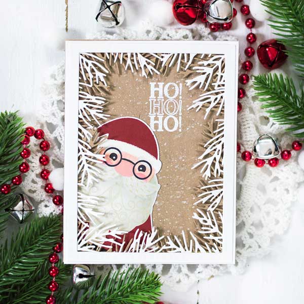 Papertrey Ink Just Sentiments: Santa Stamp