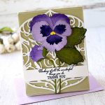 Papertrey Ink Into the Blooms: Pansies Die