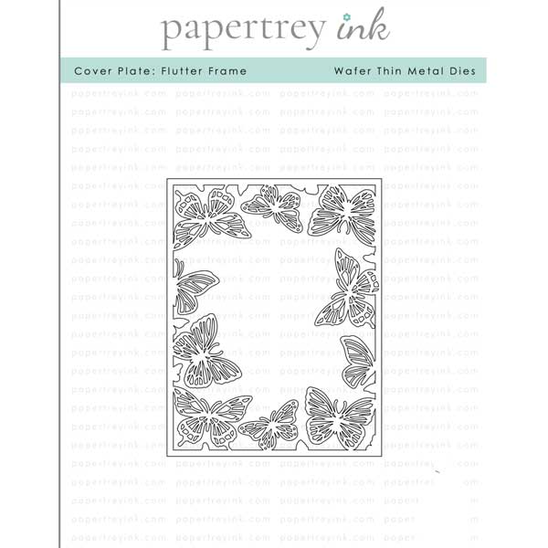 Papertrey Ink Cover Plate: Flutter Frame Die