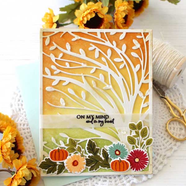 Papertrey Ink Cover Plate: Wispy Tree Die