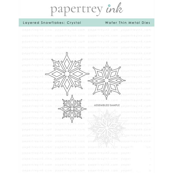 Papertrey Ink Layered Snowflakes: Crystal Die