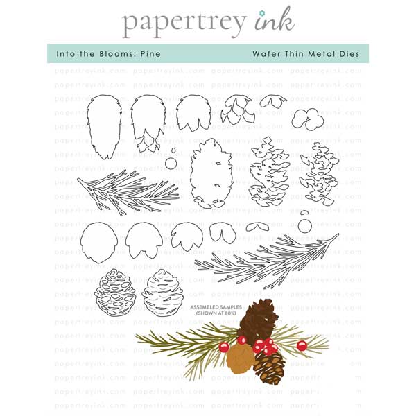 Papertrey Ink Into the Blooms: Pine Die