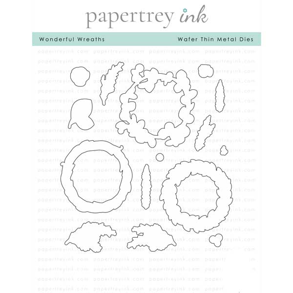 Papertrey Ink Wonderful Wreaths Die