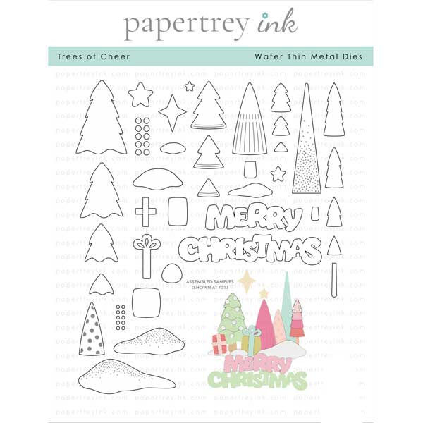 Papertrey Ink Trees of Cheer Die