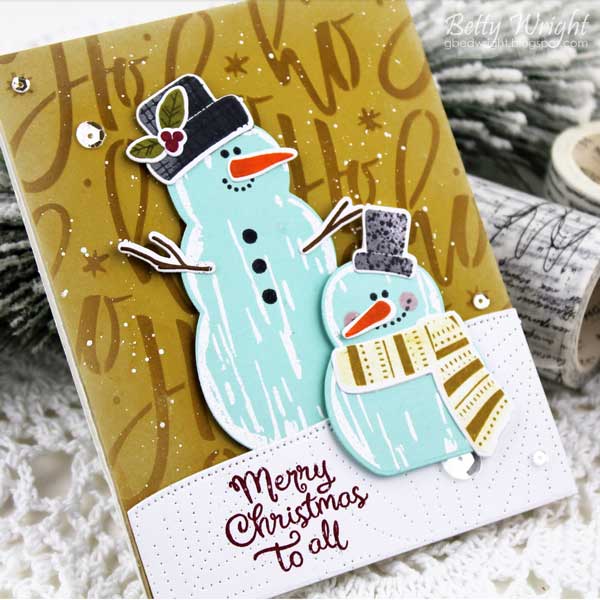 Papertrey Ink Simply Snowmen Dies