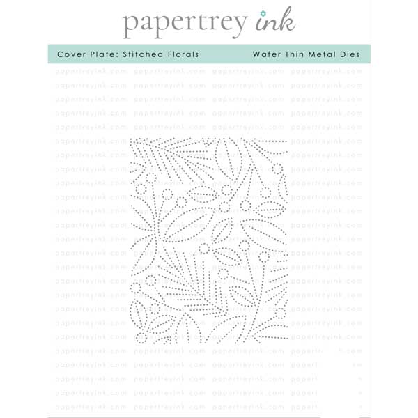 Papertrey Ink Cover Plate: Stitched Florals Die