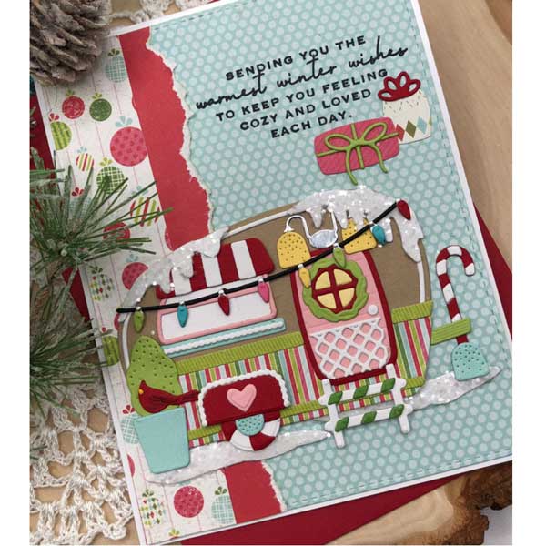 Papertrey Ink Gingerbread Camper Die