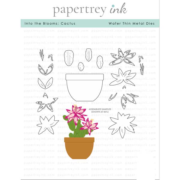 Papertrey Ink Into The Blooms: Cactus Die