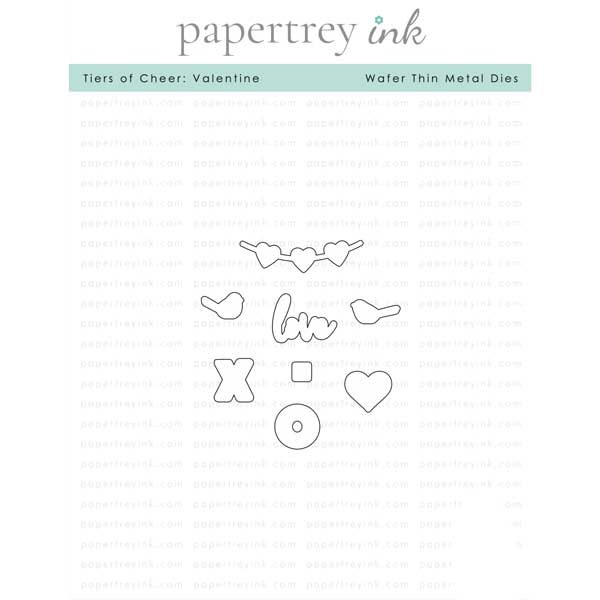 Papertrey Ink Tiers of Cheer: Valentine Die