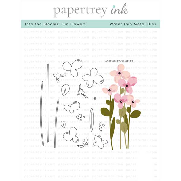 Papertrey Ink Into the Blooms: Fun Flowers Die