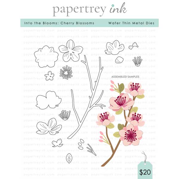 Papertrey Ink Into the Blooms: Cherry Blossoms Die