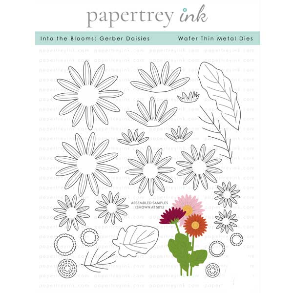 Papertrey Ink Into the Blooms: Gerber Daisies Die