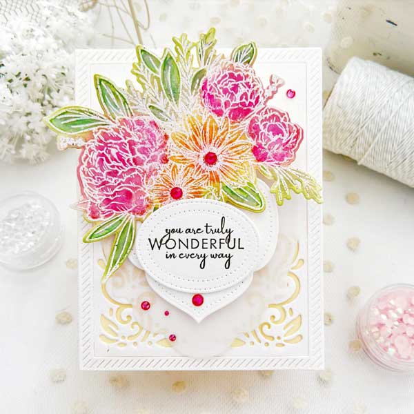 Papertrey Ink Easy Bouquet Die