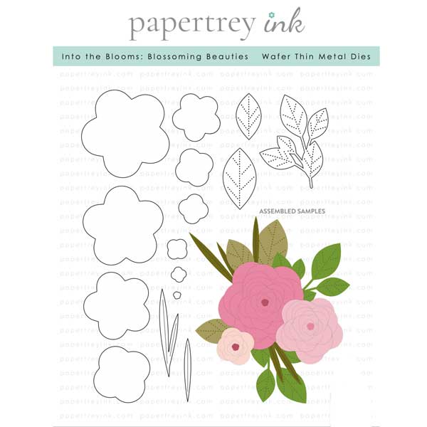 Papertrey Ink Into the Blooms: Blossoming Beauties Dies