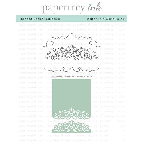 Papertrey Ink Elegant Edges: Baroque Dies