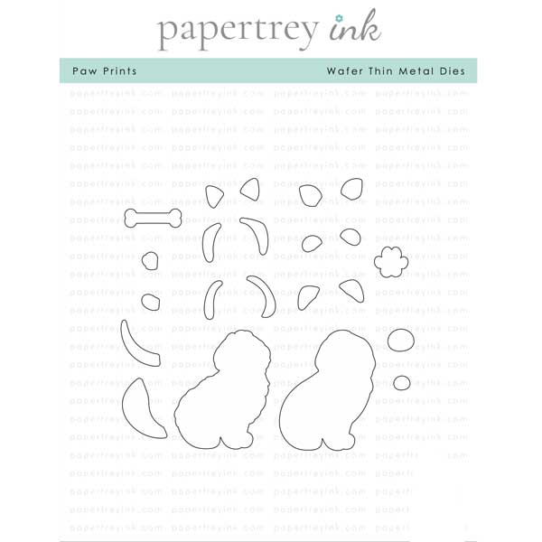 Papertrey Ink Paw Prints Dies