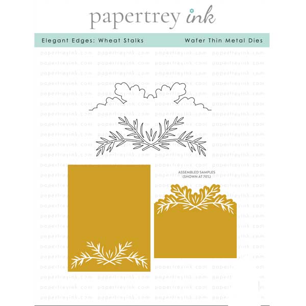 Papertrey Ink Elegant Edges: Wheat Stalks Dies