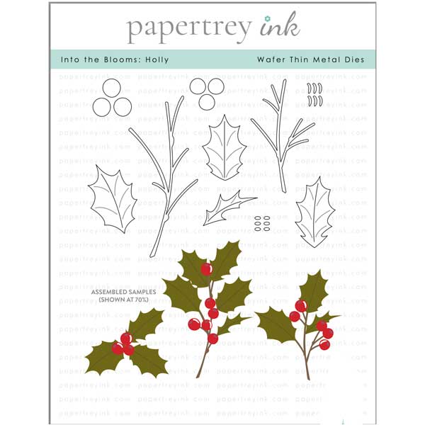 Papertrey Ink Into the Blooms: Holly Dies