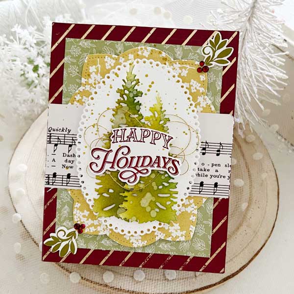 Papertrey Ink Vintage Holiday Flair Dies