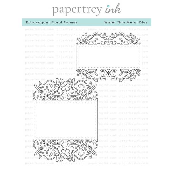 Papertrey Ink Extravagant Floral Frames Dies