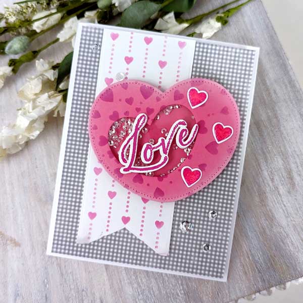 Papertrey Ink Love to Layer: Rounded Hearts 2 Dies