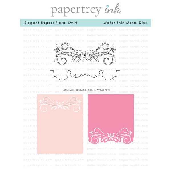 Papertrey Ink Elegant Edges: Floral Swirl Dies